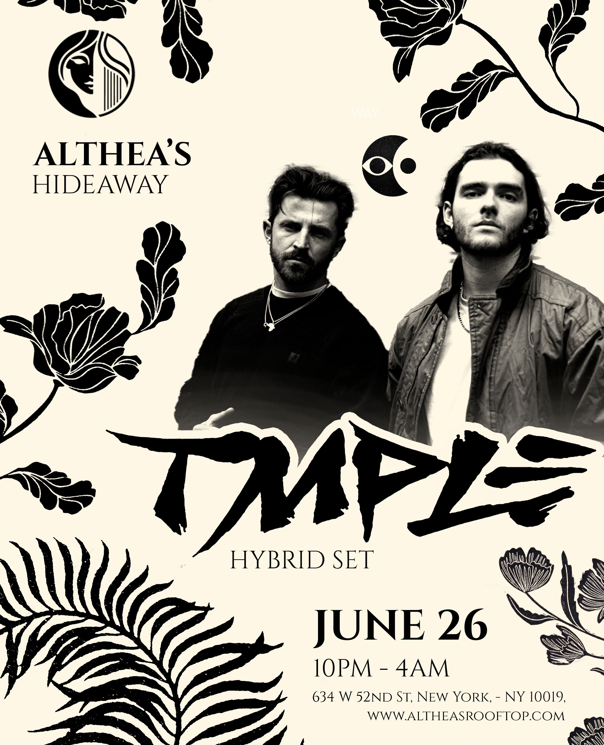 TMPLE at Althea's Hideaway Lounge & Rooftop NYC